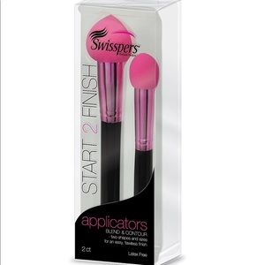 Swisspers Start 2 Finish Blend & Contour Applicator Sponge Brushes